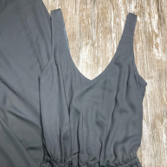 Show Me Your Mumu Kendall Charcoal Dress Sz Small - Picture 2 of 4